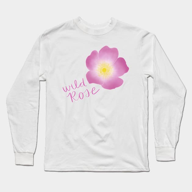 Wild Rose Long Sleeve T-Shirt by Strong with Purpose